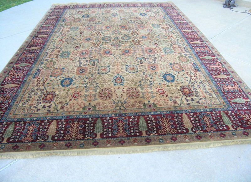 Mint Karastan Samovar 900-901 Oriental Area Rug Carpet Persiann Garden 8'8"x12' gallery