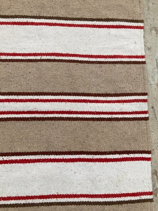 Vintage Handmade Traditional Navajo Native American Floor Rug Carpet 134x74 cm gallery