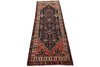 Vintage Tribal Runner 3’6” x 8’10” Blue Wool Geometric Hand-Knotted Oriental Rug gallery