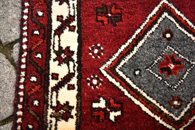 Vintage Sivas Rug 21'' x 24'' Turkish Sivas Rug Hand Knotted Rug Wool Chair Rug gallery