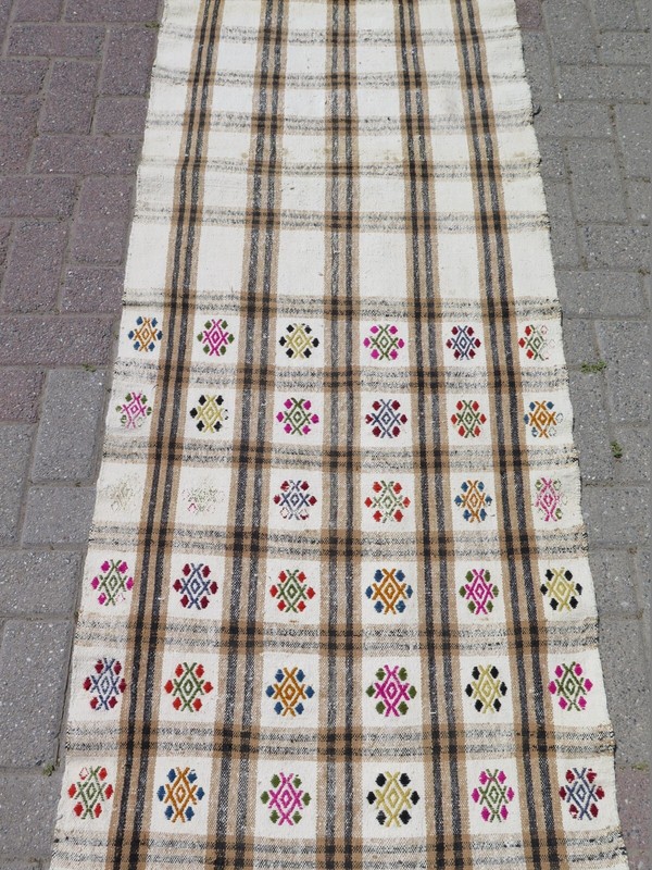 Runner Rug, Stair Rug, Hallway Rug, Modern Kilim Runner, Aisle Rug Runner 30X84" gallery