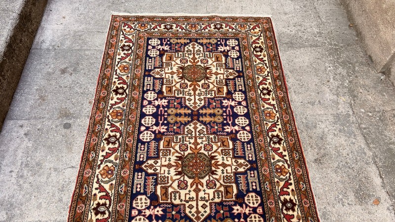 3'2'' x 10'5'' Vintage Rug Runner Carpet Natural Village Handmade Rug.SKU:K1758 gallery