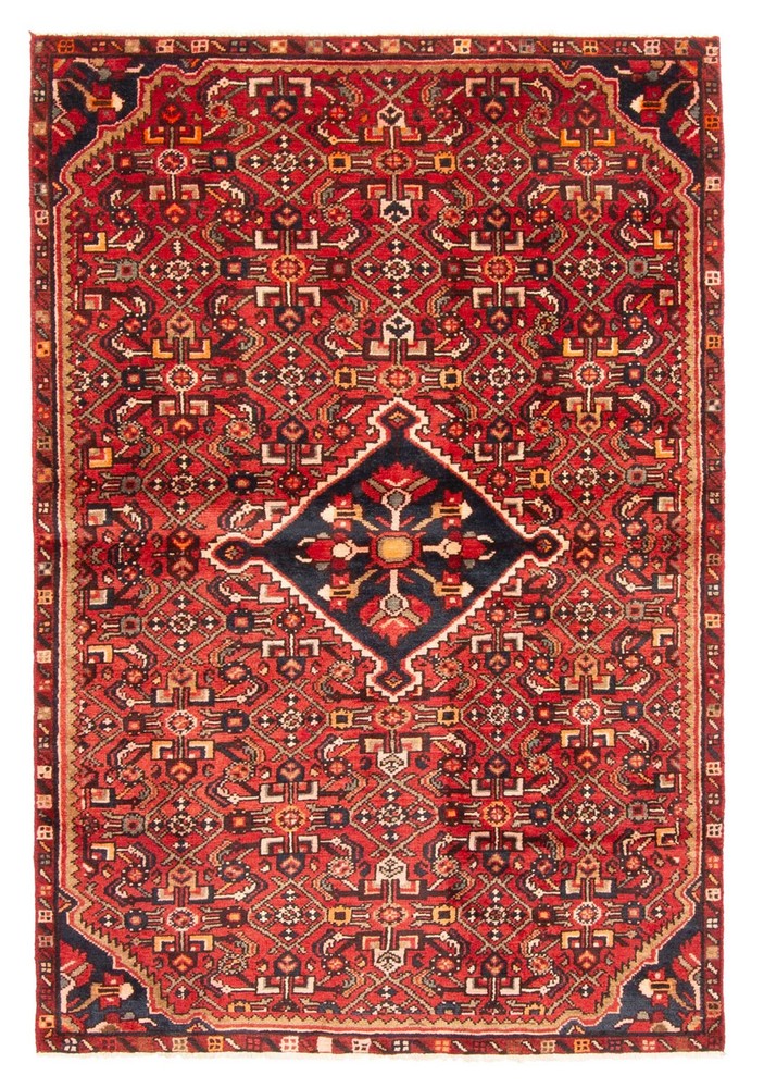 Traditional Vintage Hand-Knotted Area Rug 3'11" x 6'0" Oriental Wool Carpet