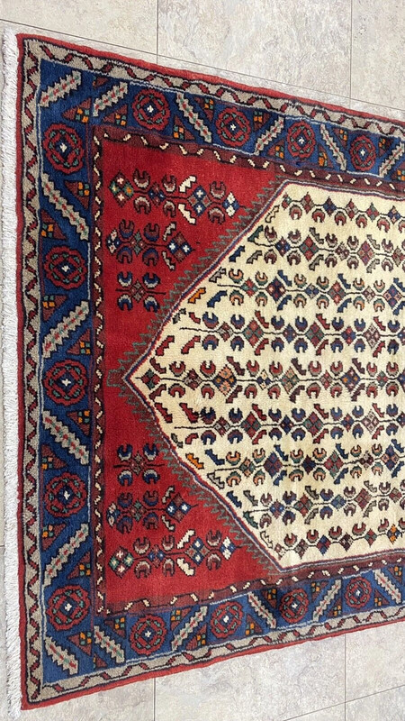 Genuine Vintage 1930-1940's Wool Pile Vgy Dyes High-Karabahk Runner 3'5”x13’1” gallery