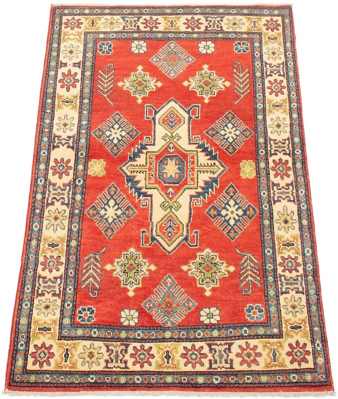 Vintage Hand-Knotted Area Rug 3'9" x 6'4" Traditional Wool Carpet gallery