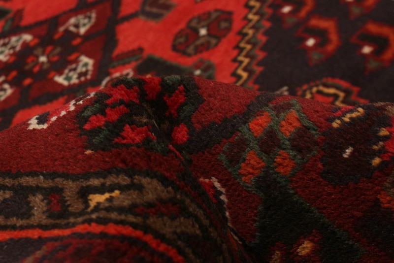Vintage 3'6" x 4'9" Traditional Hand Knotted Vegetable Dye Wool Area Rug gallery