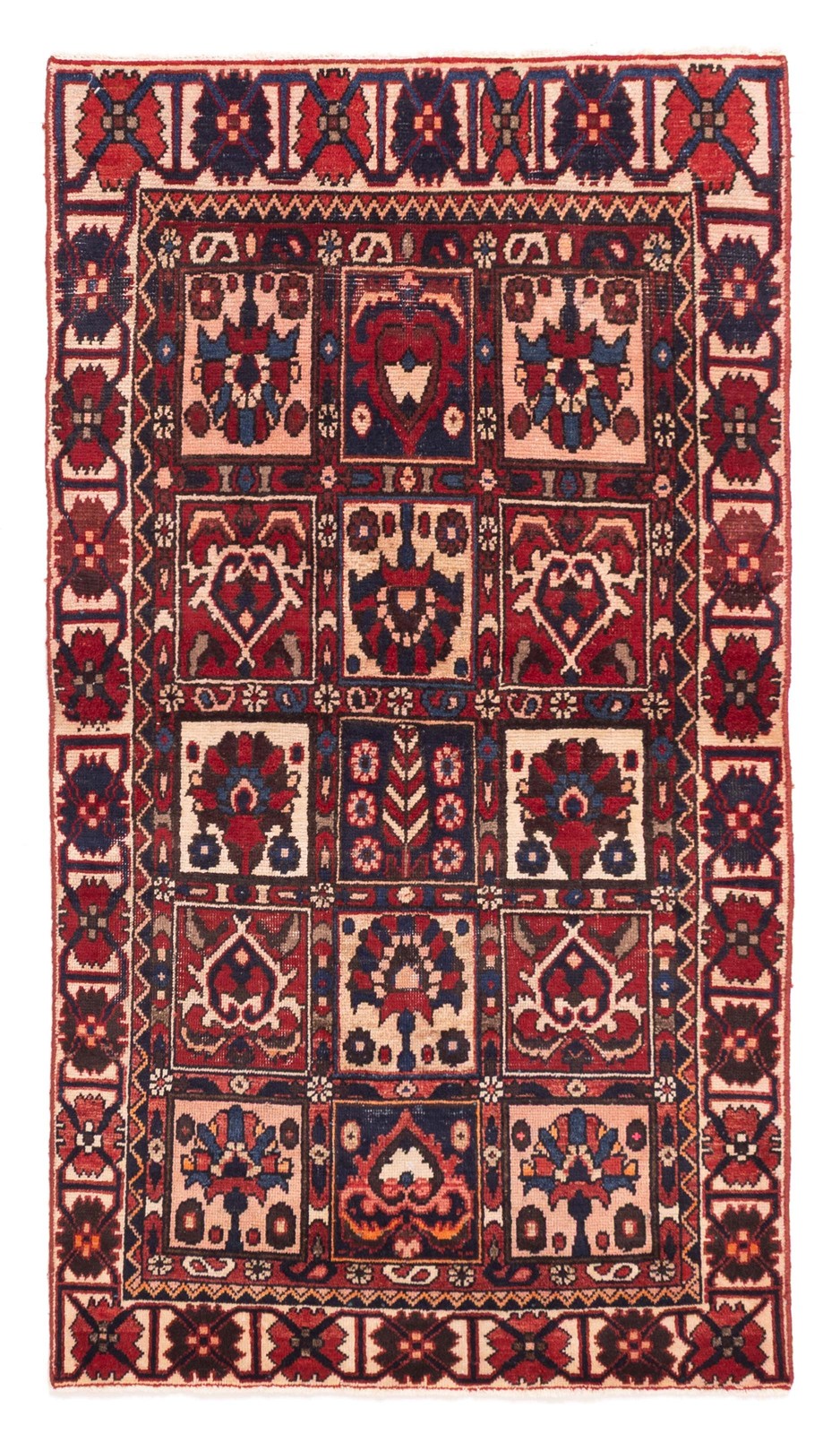 Vintage 3'7" x 6'9" Traditional Hand Knotted Vegetable Dye Wool Area Rug gallery