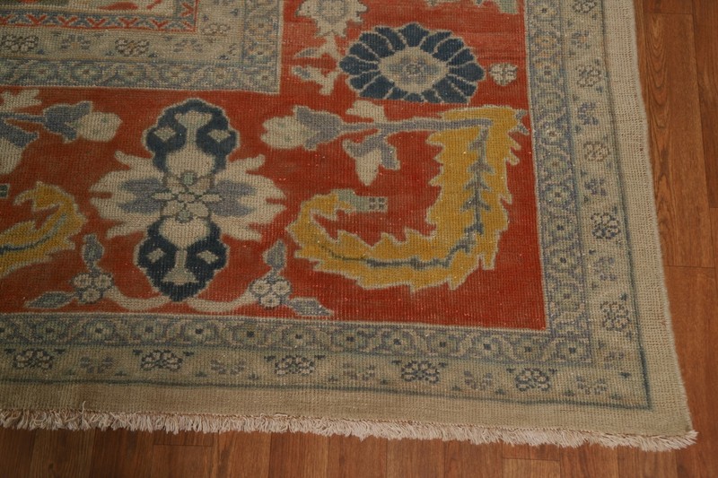 Clearance Antique Ivory Sultanabad 14x20 Area Rug Palace Size Hand-knotted Wool gallery