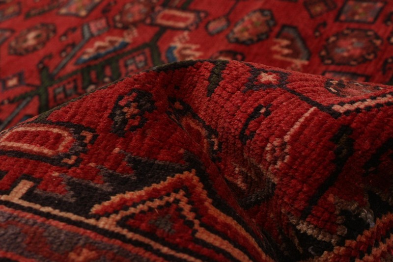 Vintage Hand-Knotted Area Rug 4'8" x 9'7" Traditional Oriental Wool Carpet gallery