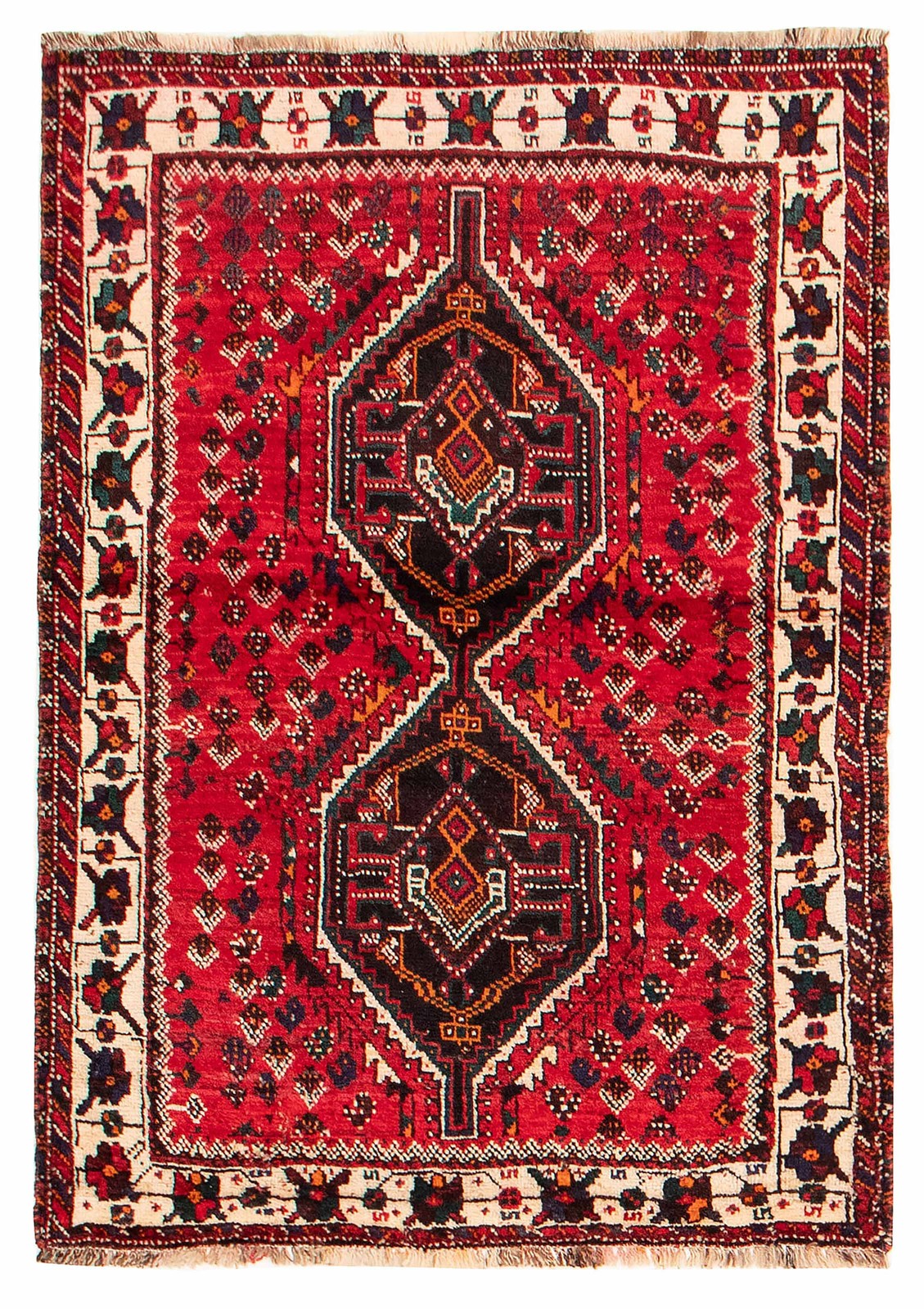 Traditional Vintage Hand-Knotted Carpet 3'8" x 5'3" Wool Area Rug gallery