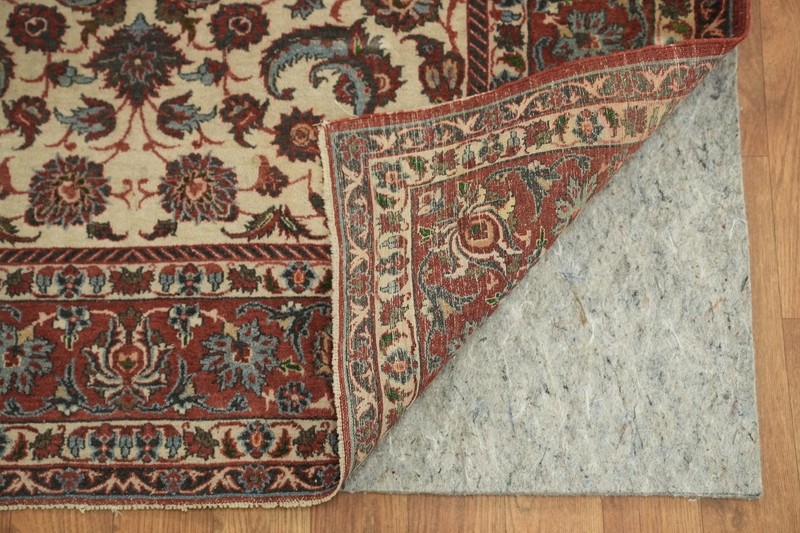 Fine Pre-1900 4x5 Antique Traditional Wool Floral Area Rug in Red & Ivory Tones gallery