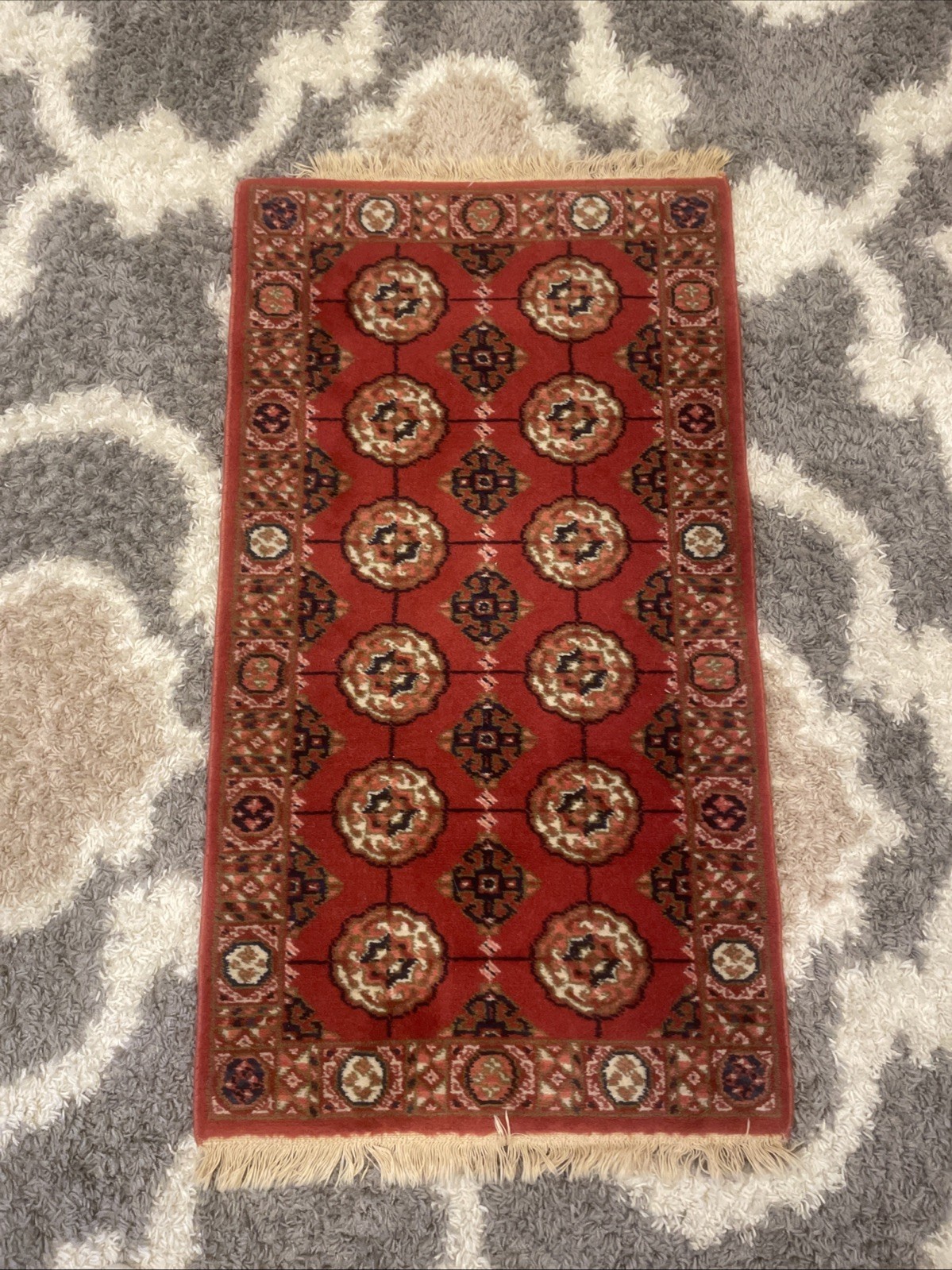 Vintage Lanamar By Karastan Wool Rug 27x48in gallery