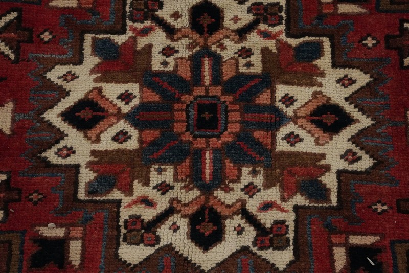 Room Size Hand-made Wool Traditional Medallion Vintage Red Rug Area Carpet 7x10 gallery