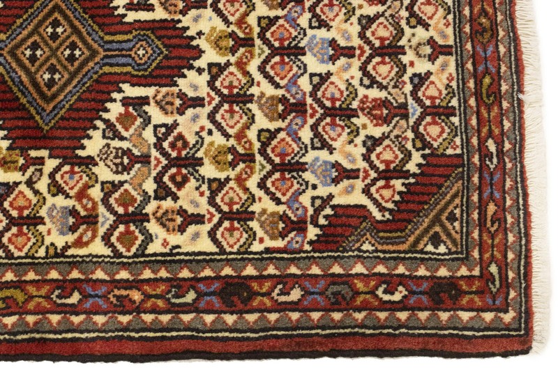 Vintage Handmade Wool Oriental Rug Tribal Geometric Style Boho Carpet 2'2X3'5 ft gallery