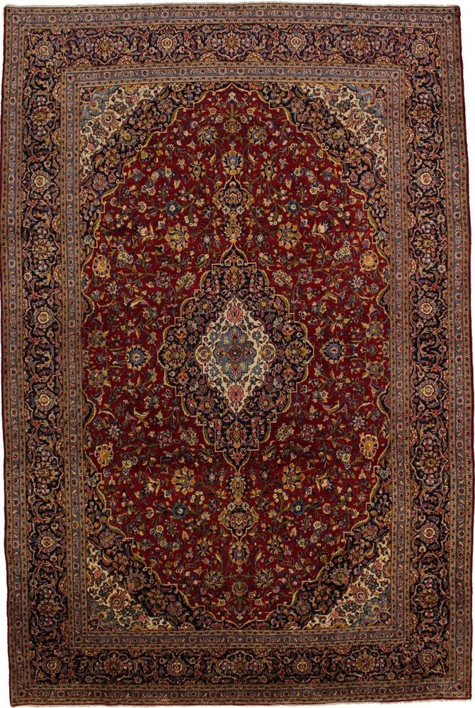 10X15 Oversized Hand-Knotted Palatial Oriental Rug Traditional Floral Carpet