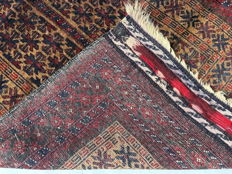3x5 Tan Antique Baluchi Afghan Kilim Rug Handwoven Wool Tribal Nursery Nomadic gallery