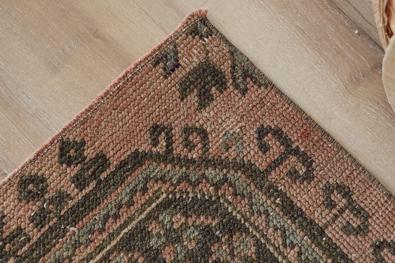 2x4 Vintage Turkish Rug, Hand Knotted Wool Hallway Rug,Oushak Rug,Wool Area Rug gallery