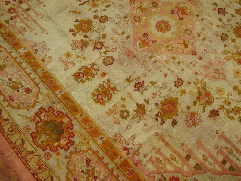 Antique World Class Turkish Oushak Ushak Rug Size gallery