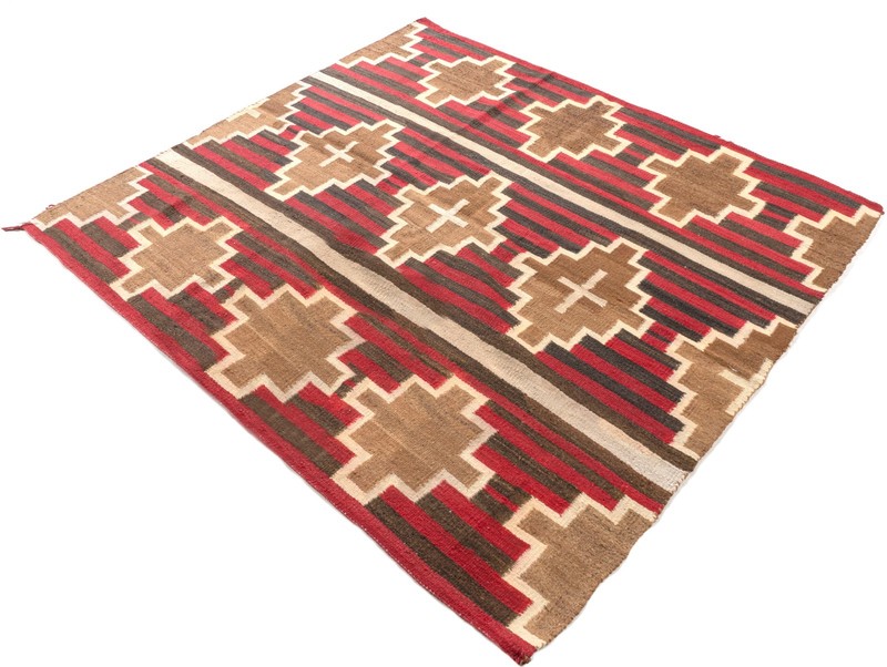 Antique Navajo Rug 5'1 X 5'8 E21575 gallery