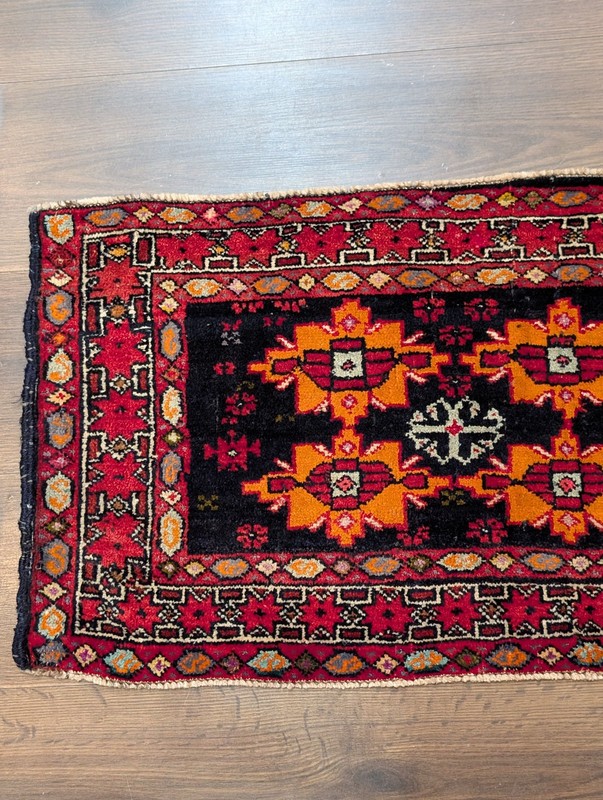 Small Per'sian Turkoman Rug 1.6 x 3, Hand Knotted, New, Vivid Colors gallery