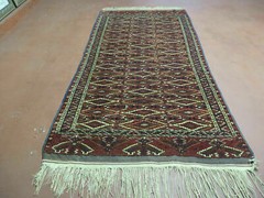 4′ X 8′ Antique Handmade Russian Bokhara Turkoman Yamud Wool Rug Carpet Nice