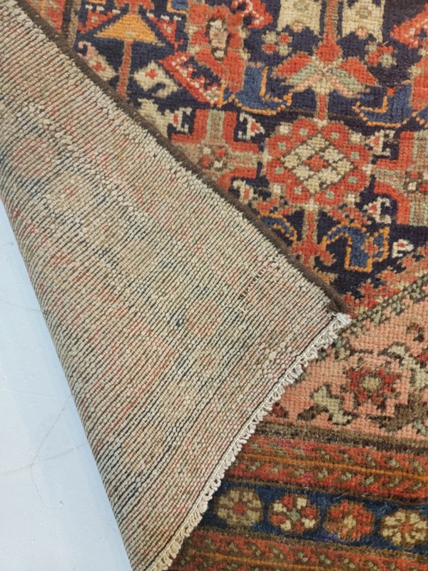 Antique Oriental Hand-Knotted Wool Runner Rare Collectible Malayer 3'5" x 12'10" gallery