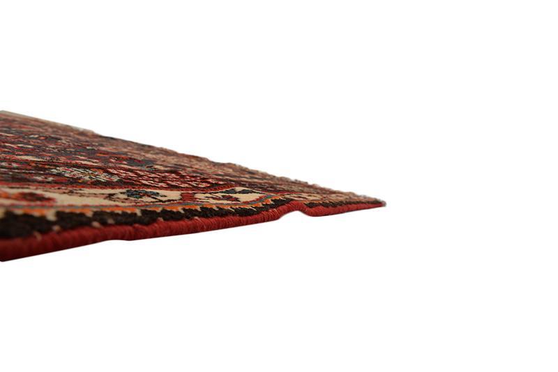 Vintage Tribal Rust Turkish 5' 2" x 8' 3" Red Hand Knotted Area Rug gallery