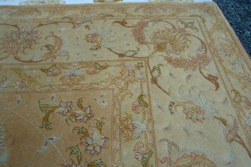 Authentic 7x9ft Antique Handmade Rug 60 Raj KPSI 400 gallery