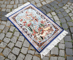 Silk Bamboo Rug 100 % Bamboo Silk Rug 2 x 3 ft Home Decor Rug Bamboo Wall Rug