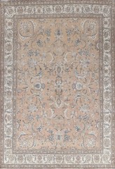 Floral Distressed Area Rug 10×13 Ft Handmade Oriental Living Room Wool Carpet
