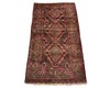 Afghan Baluchi Traditional Rug 3'9 x 6'5 ft – Vintage Hand Knotted Wool Carpet gallery