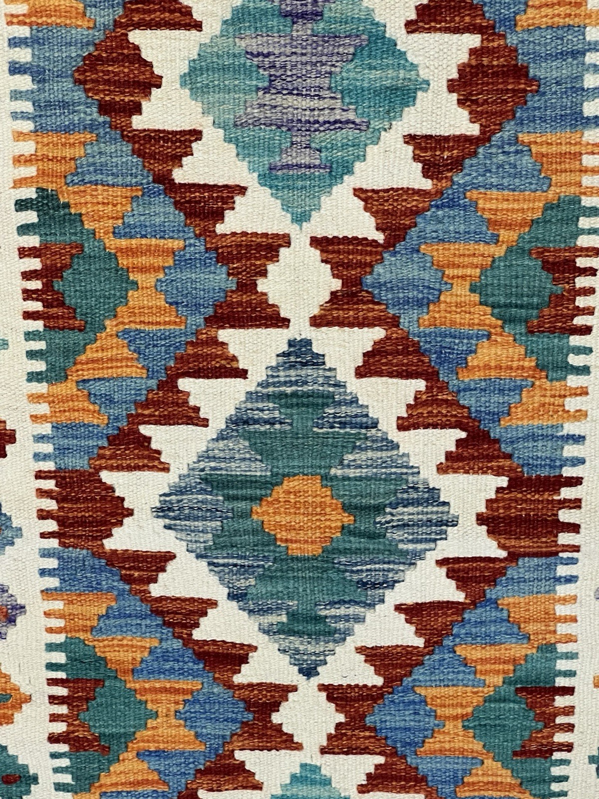 Vintage Kilim Traditional Hand Made Oriental Wool Kilim 5ftx3.2ft 154cmx104cm gallery