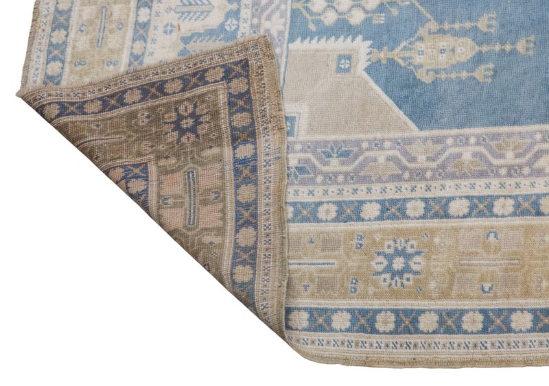 Vintage Turkish Rug, 168x360 cm (5.5x11.8 ft), Oushak Area Rug, Antique Rug gallery