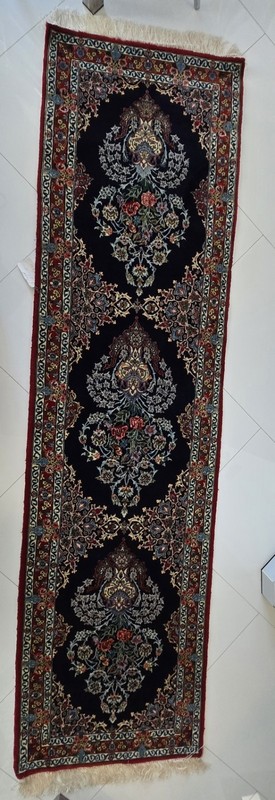 Fine Genuine Handmade Middle Eastern Rug Runner Silk Foundation gallery