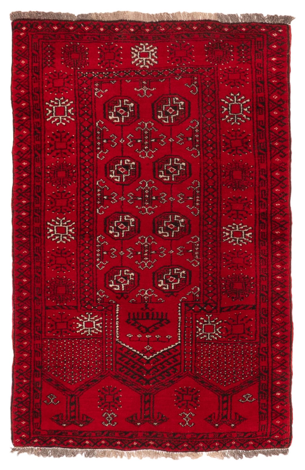 Vintage 2'5" x 3'8" Traditional Hand Knotted Vegetable Dye Wool Area Rug gallery