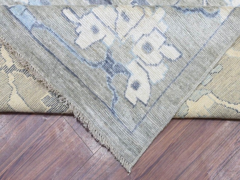 Exquisite Grey Color Angora Pile Oushak Collection Rug 14'0" x 17'10" Must See gallery