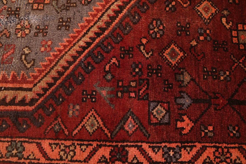 Vintage Traditional Hand-Knotted Area Rug 3'11" x 7'1" Oriental Wool Carpet gallery