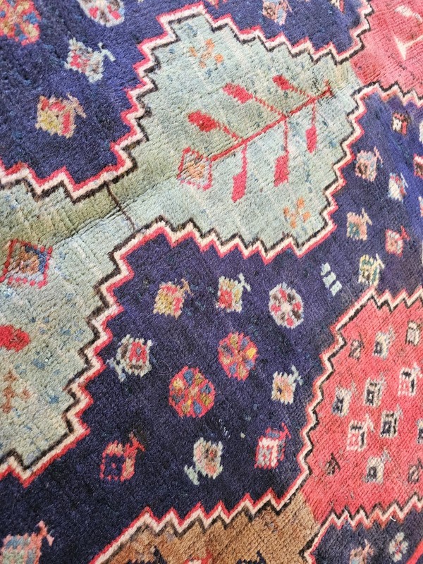 4.4x6.7 ANTIQUE VEG DYE SERAPI TURKISH VINTAGE KAZAK SHIRVAN Hand Knotted gallery