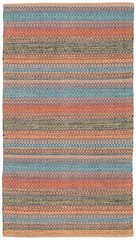 Vintage Hand Woven Area Rug 2’8″ x 5’0″ Traditional Wool Oriental Carpet