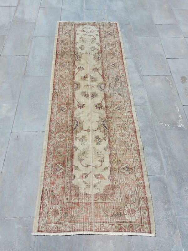 4X7 Antique Leaf of Heaven Carpet Rug, Bohemian Rug, Vintage Rug, Floral Rug gallery