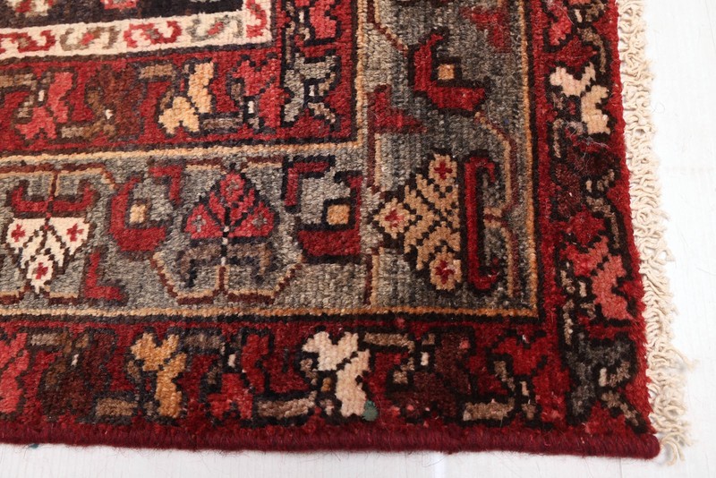 Vintage Hand-Knotted Carpet 4'2" x 6'2" Traditional Oriental Wool Area Rug gallery