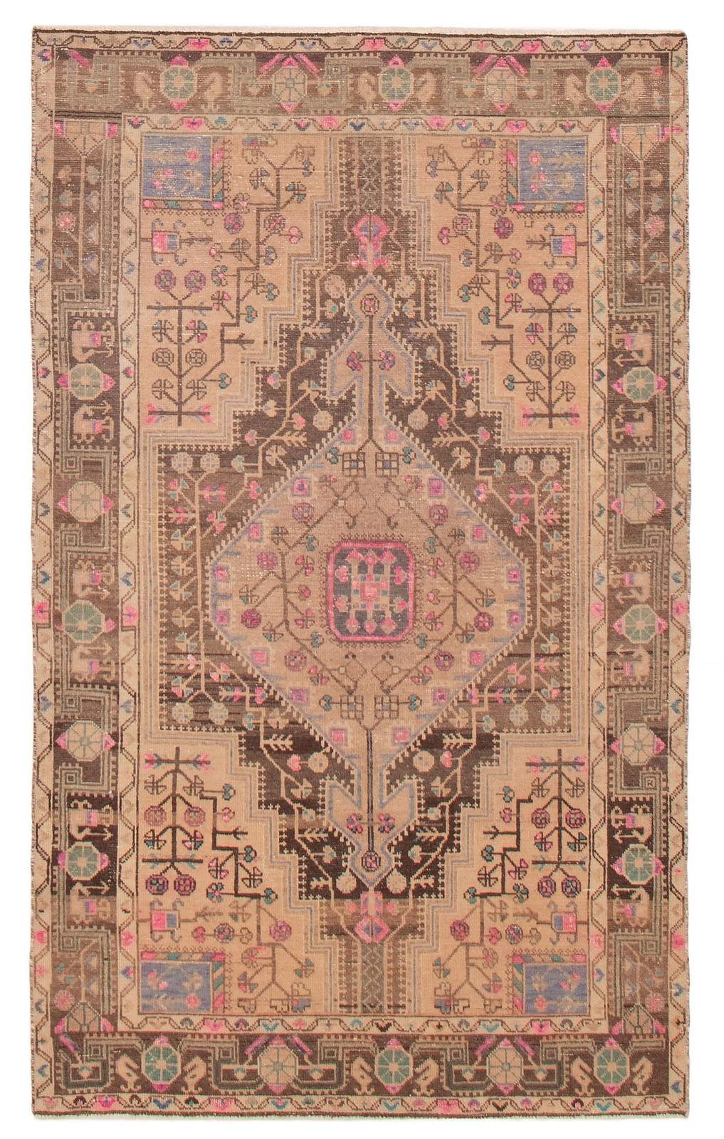 Traditional Vintage Hand-Knotted Area Rug 4'6" x 7'5" Oriental Wool Carpet gallery