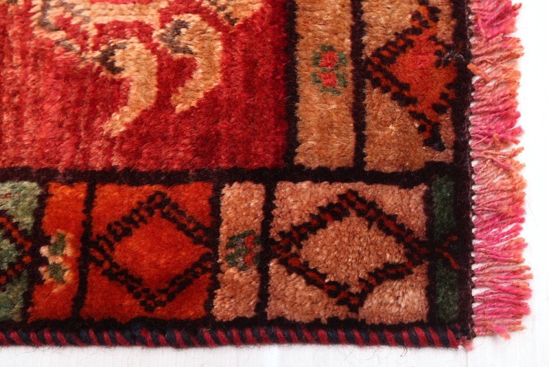 Vintage 4'0" x 6'2" Traditional Hand Knotted Vegetable Dye Wool Area Rug gallery