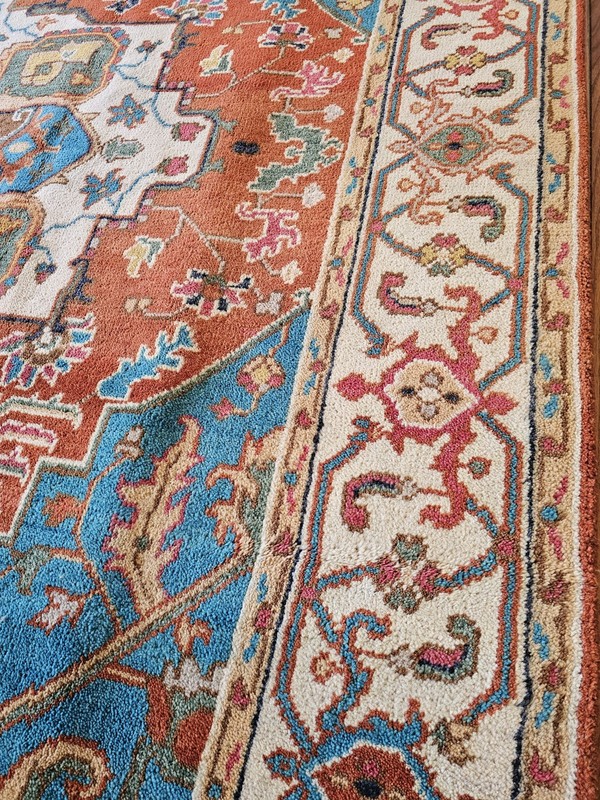 9 x 12 SUPER QUALITY INDO HERIZ SERAPI KAZAK HERIZ RUG TURKISH USHAK CAUCASIAN gallery