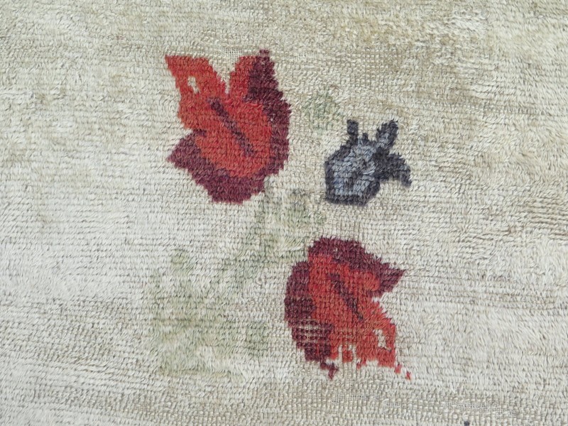 Vintage Rug, Area Rug, Wool Rug, Floral Carpet, Boho Rug, Turkish Carpet 36"x74" gallery