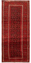 Traditional Vintage Hand-Knotted Area Rug 4’4″ x 9’9″ Oriental Wool Carpet