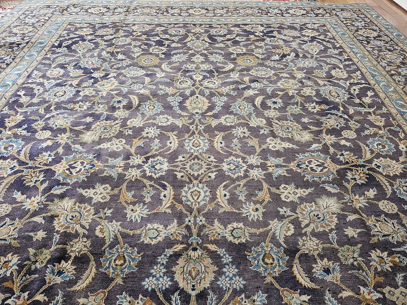 9.7 x 12.4 VINTAGE FINE USHAK RUG CAUCASIAN ANTIQUE SERAPI HERIZ KAZAK gallery