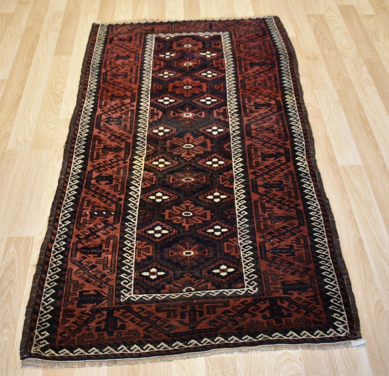 1890's Antique Turkoman Tekke Yamud Handmade Rug Rare Caucasian 4 Ft x 6ft gallery