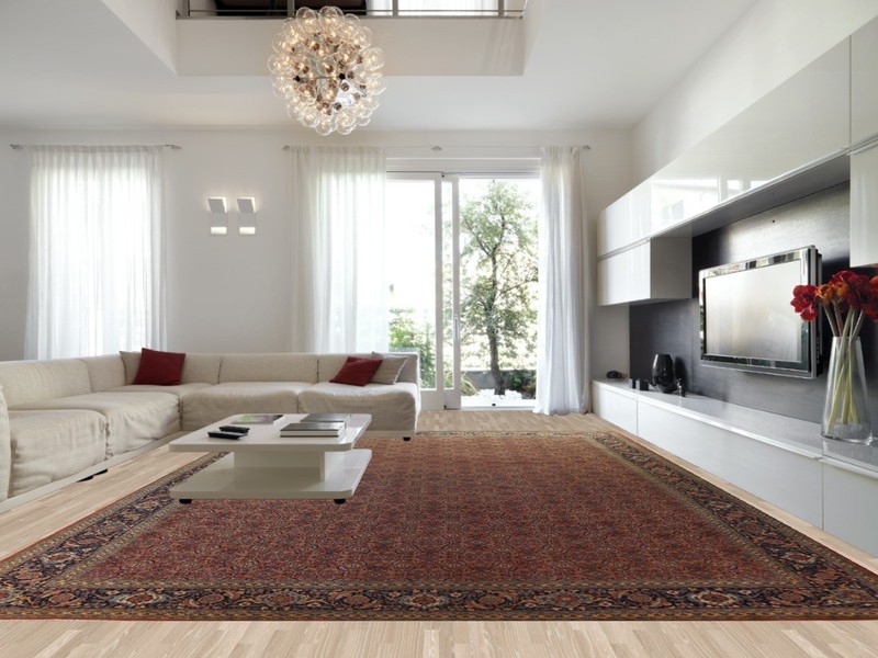 Pre-1900 Palace Size Antique Rug 15x21 Vegetable Dye Hand-knotted Wool Carpet gallery