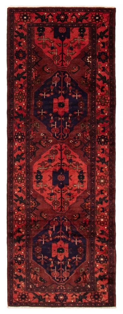 3'6" x 9'4" Vintage Hand-knotted Runner Rug Traditional Oriental Wool Carpet